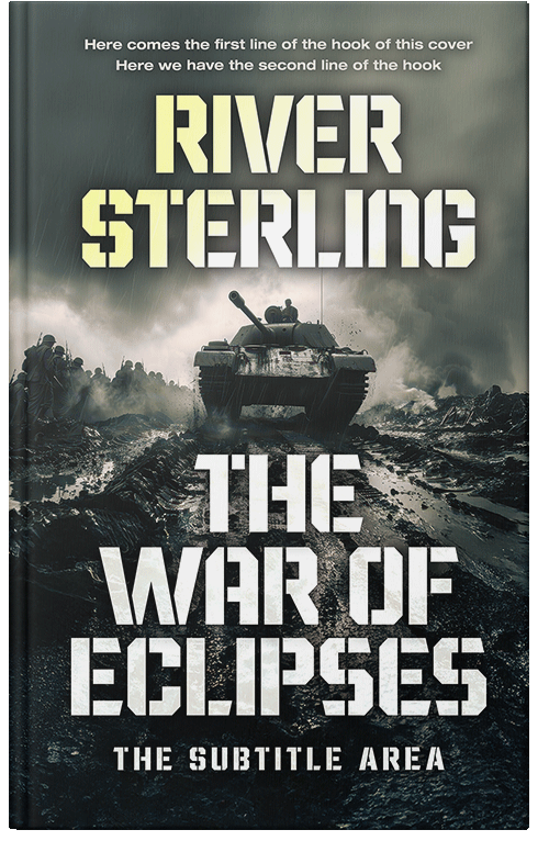 Front view of Premade Action & Adventure Book Cover - Outer Space #36212 | BookCoverZone*