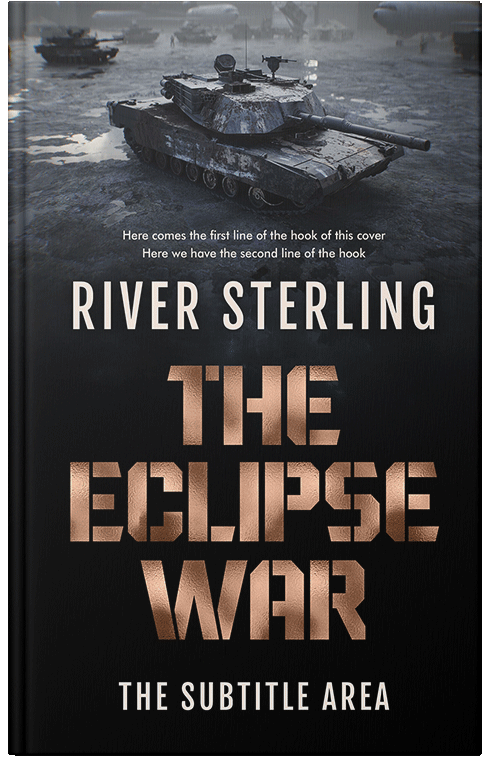 Front view of Premade Action & Adventure Book Cover - Rodeo Dust #36222 | BookCoverZone*