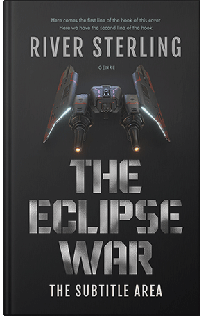 Premade Book Cover Shark