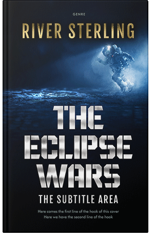 Premade Book Cover Gray Nickel