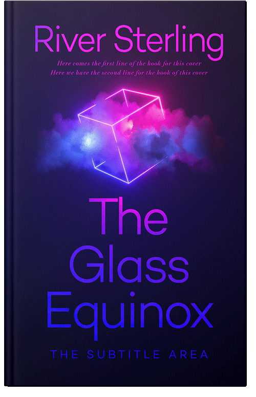 Front view of Premade Science Fiction Book Cover - Black #36257 | BookCoverZone*