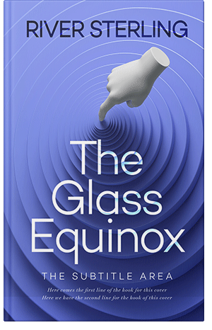 Premade Book Cover Indigo