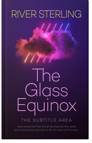 Premade Book Cover Violet