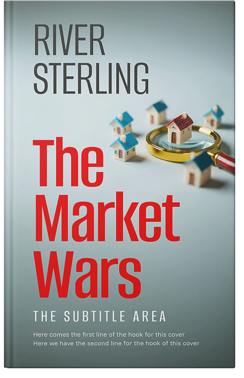 Front view of Premade Business Book Cover - Tower Gray #36276 | BookCoverZone*