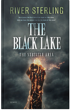 Premade Book Cover Outer Space