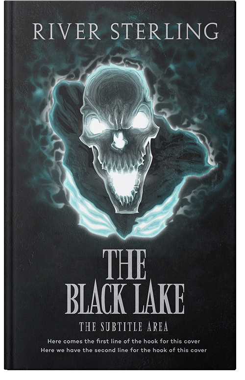 Front view of Premade Horror Book Cover - Outer Space #36300 | BookCoverZone*