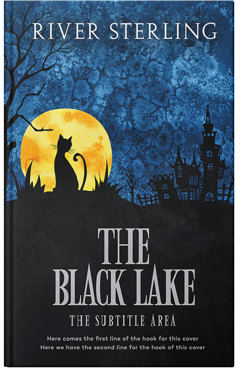 Front view of Premade Horror Book Cover - Big Stone #36301 | BookCoverZone*