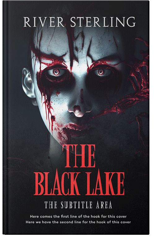 Front view of Premade Horror Book Cover - Woodsmoke #36302 | BookCoverZone*