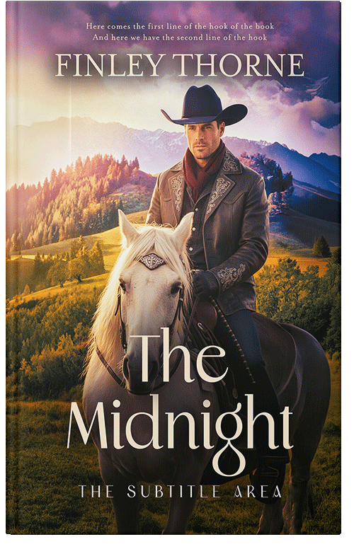 Front view of Premade  Book Cover - Cashmere #36306 | BookCoverZone*
