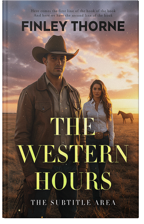 Front view of Premade  Book Cover - Gold Sand #36315 | BookCoverZone*