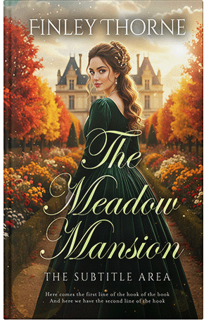 Premade Book Cover Harvest Gold