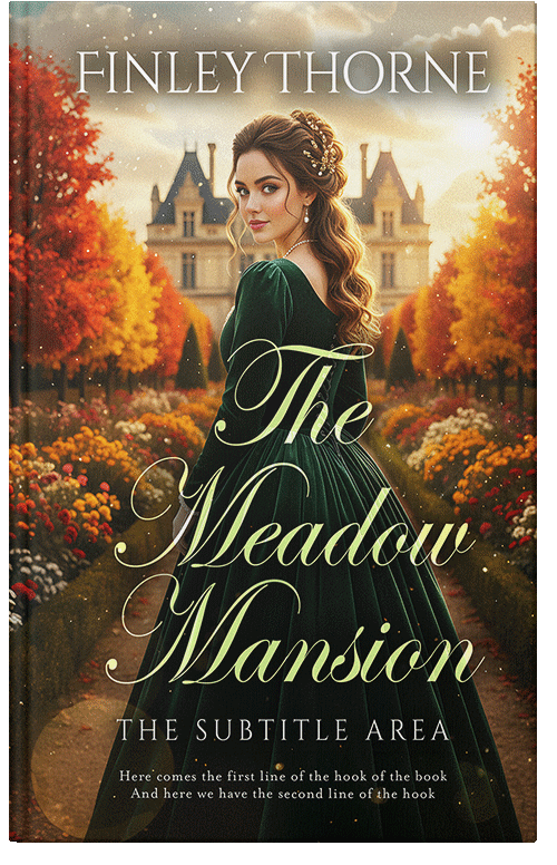 Front view of Premade Historical Book Cover - Harvest Gold #36322 | BookCoverZone*
