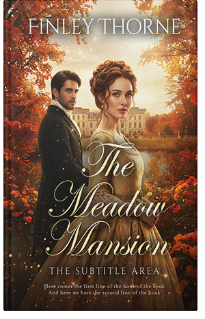Premade Book Cover Metallic Bronze