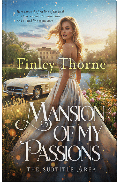 Front view of Premade Historical Book Cover - Shadow