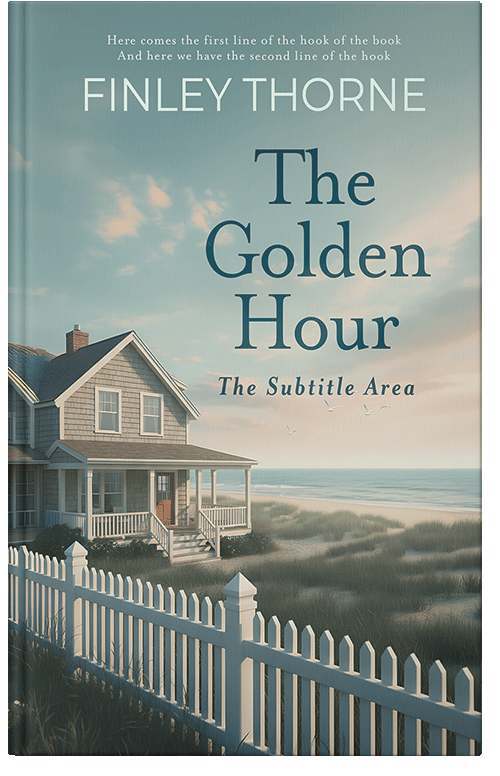 Front view of Premade Literary Fiction Book Cover - Pewter #36342 | BookCoverZone*