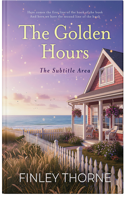 Front view of Premade Romance Book Cover - Amethyst Smoke