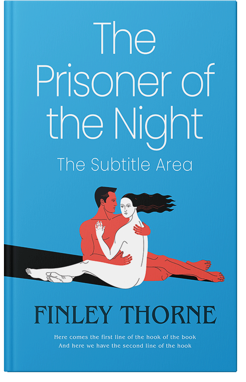 Front view of Premade Erotica Book Cover - Curious Blue #36371 | BookCoverZone*