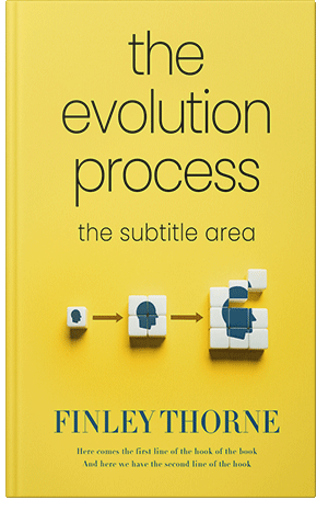 Premade Book Cover Energy Yellow