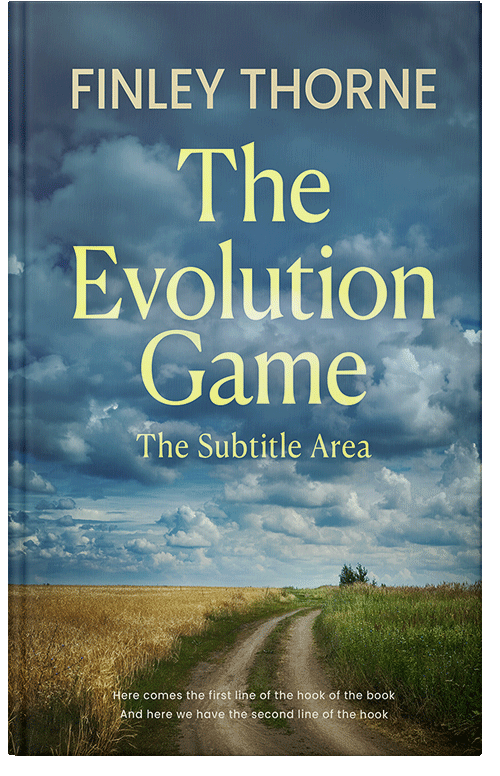 Front view of Premade Nature Book Cover - Bismark #36387 | BookCoverZone*
