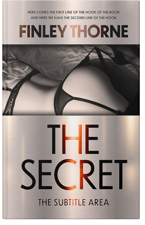 Front view of Premade Erotica Book Cover - Silver Rust #36402 | BookCoverZone*
