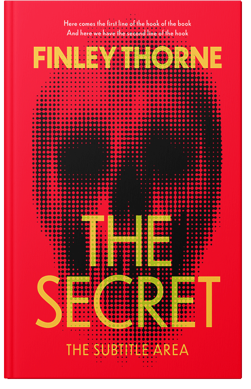 Front view of Premade Mystery & Thriller & Suspense Book Cover - Torch Red #36410 | BookCoverZone*