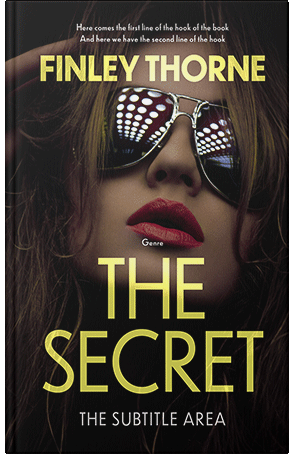 Premade Book Cover Straw