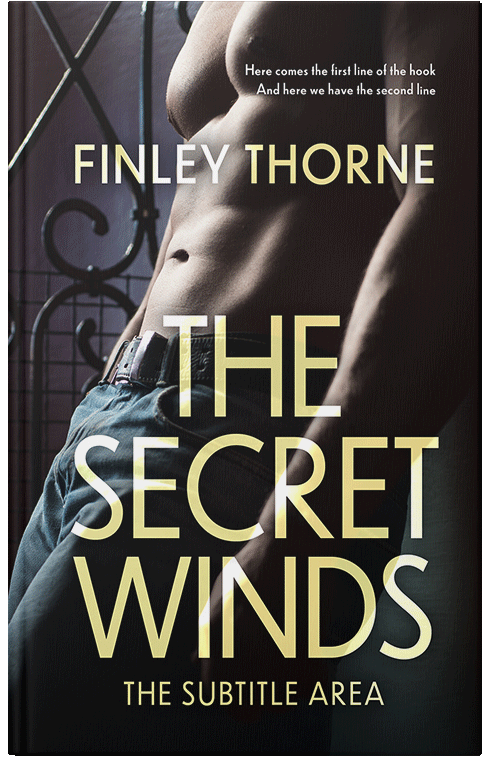 Front view of Premade Erotica Book Cover - Grain Brown #36421 | BookCoverZone*
