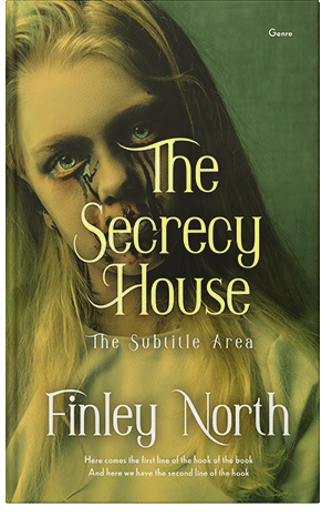 Premade Book Cover Thatch Green
