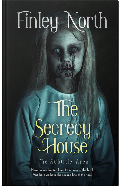 Front view of Premade Horror Book Cover - Mirage #36440 | BookCoverZone
