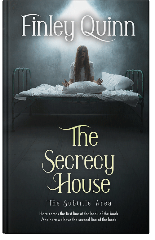 Front view of Premade Horror Book Cover - Shark #36442 | BookCoverZone*