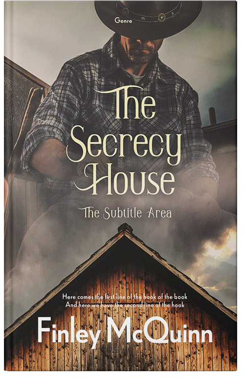 Front view of Premade Western Book Cover - Armadillo #36463 | BookCoverZone*