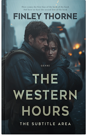 Premade Book Cover Tower Gray