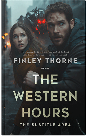Premade Book Cover Shark