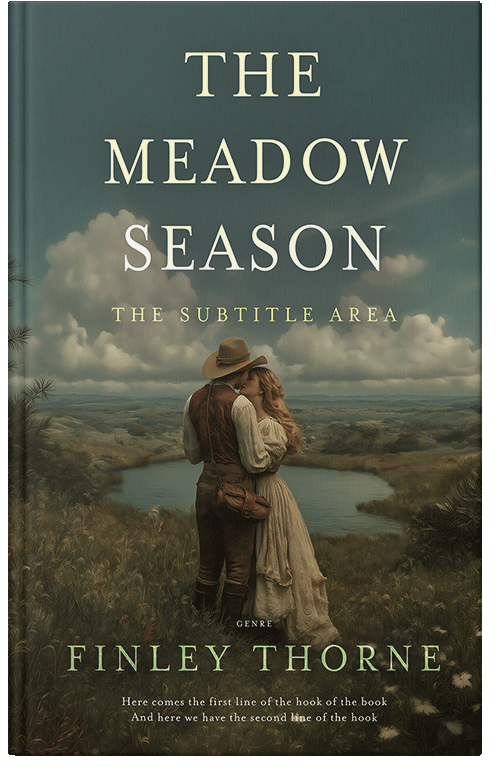 Front view of Premade Western Book Cover - Kelp #36492 | BookCoverZone*
