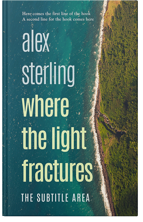 Front view of Premade Literary Fiction Book Cover - Blue Dianne #36508 | BookCoverZone*