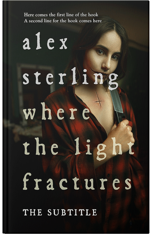 Front view of Premade Mystery & Thriller & Suspense Book Cover - Indian Khaki #36509 | BookCoverZone*