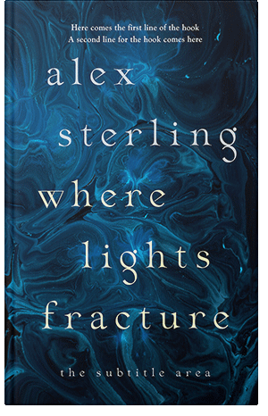 Premade Book Cover Blue Whale