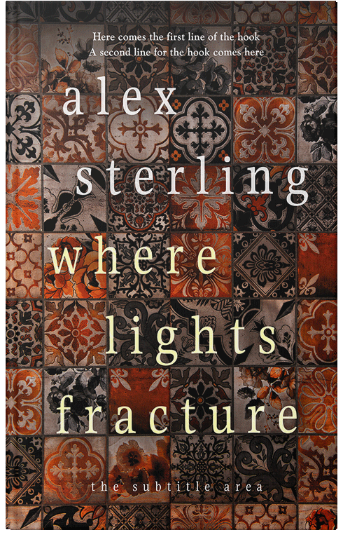 Front view of Premade Travel Book Cover - Cork