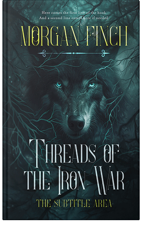 Premade Book Cover Timber Green