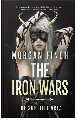 Premade Book Cover Soft Amber