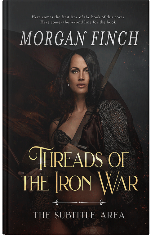 Front view of Premade Fantasy Book Cover - Cocoa Brown