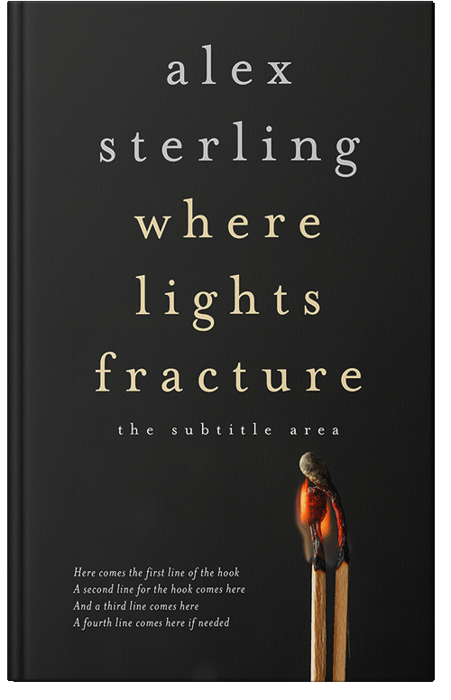 Front view of Premade Mystery & Thriller & Suspense Book Cover - Log Cabin #36563 | BookCoverZone*