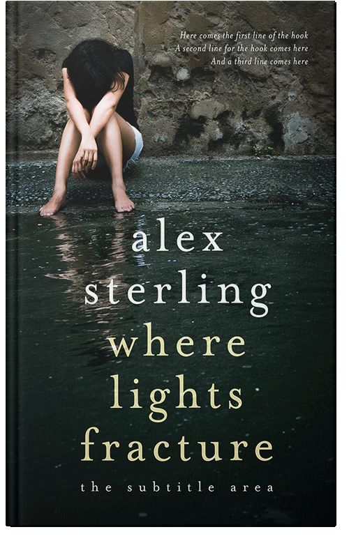Front view of Premade Literary Fiction Book Cover - Racing Green #36566 | BookCoverZone*