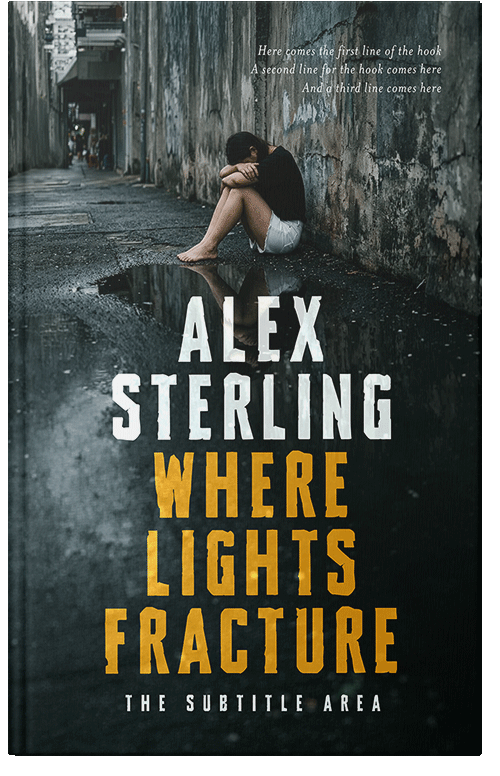 Front view of Premade Mystery & Thriller & Suspense Book Cover - Outer Space #36567 | BookCoverZone*