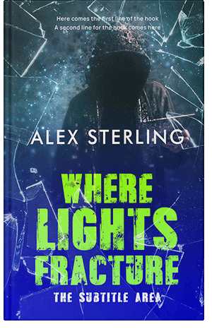 Premade Book Cover Nile Blue