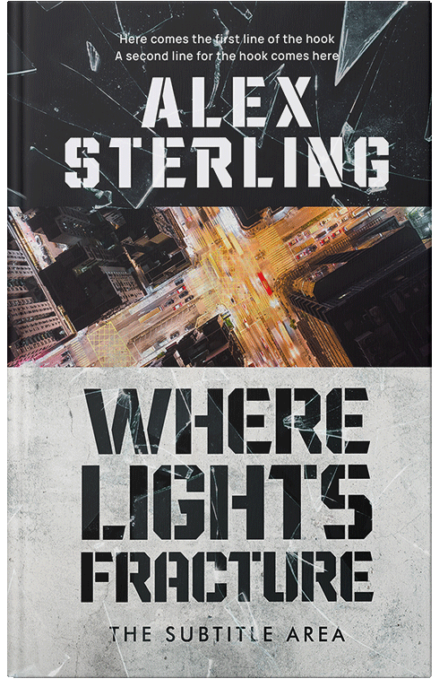 Front view of Premade Mystery & Thriller & Suspense Book Cover - Thunder #36581 | BookCoverZone*