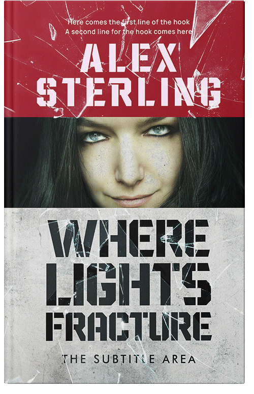 Front view of Premade Mystery & Thriller & Suspense Book Cover - Outer Space #36585 | BookCoverZone*