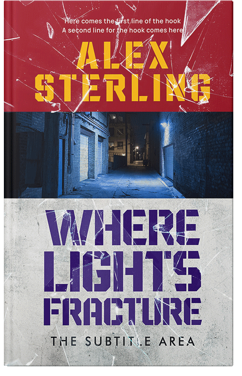 Front view of Premade Mystery & Thriller & Suspense Book Cover - Iron #36586 | BookCoverZone*