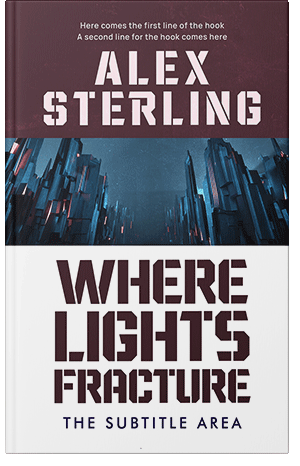 Premade Book Cover Blackcurrant