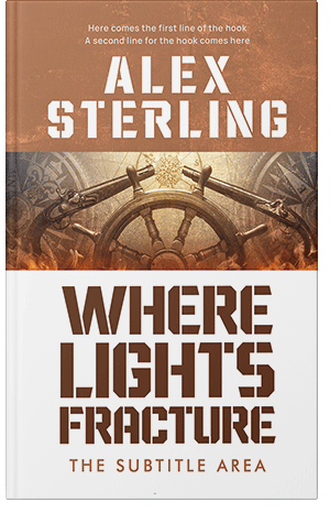 Premade Book Cover Sepia Skin